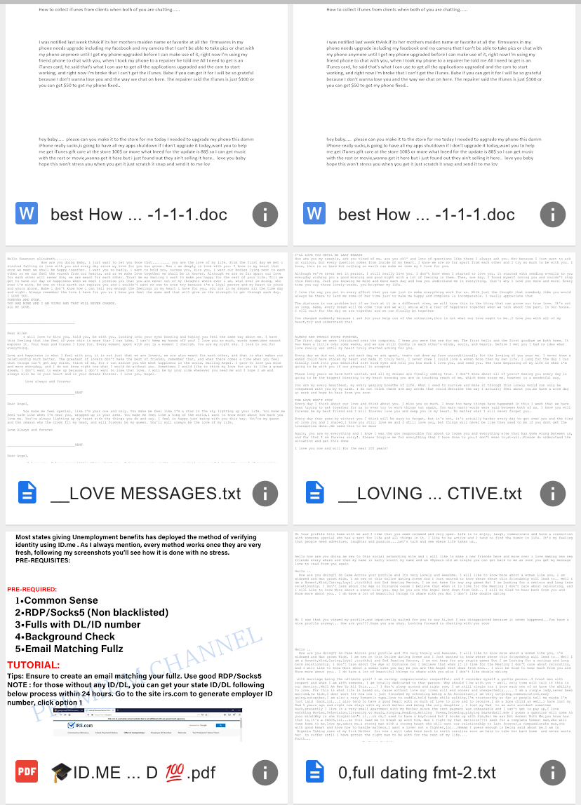 All types of yahoo format 