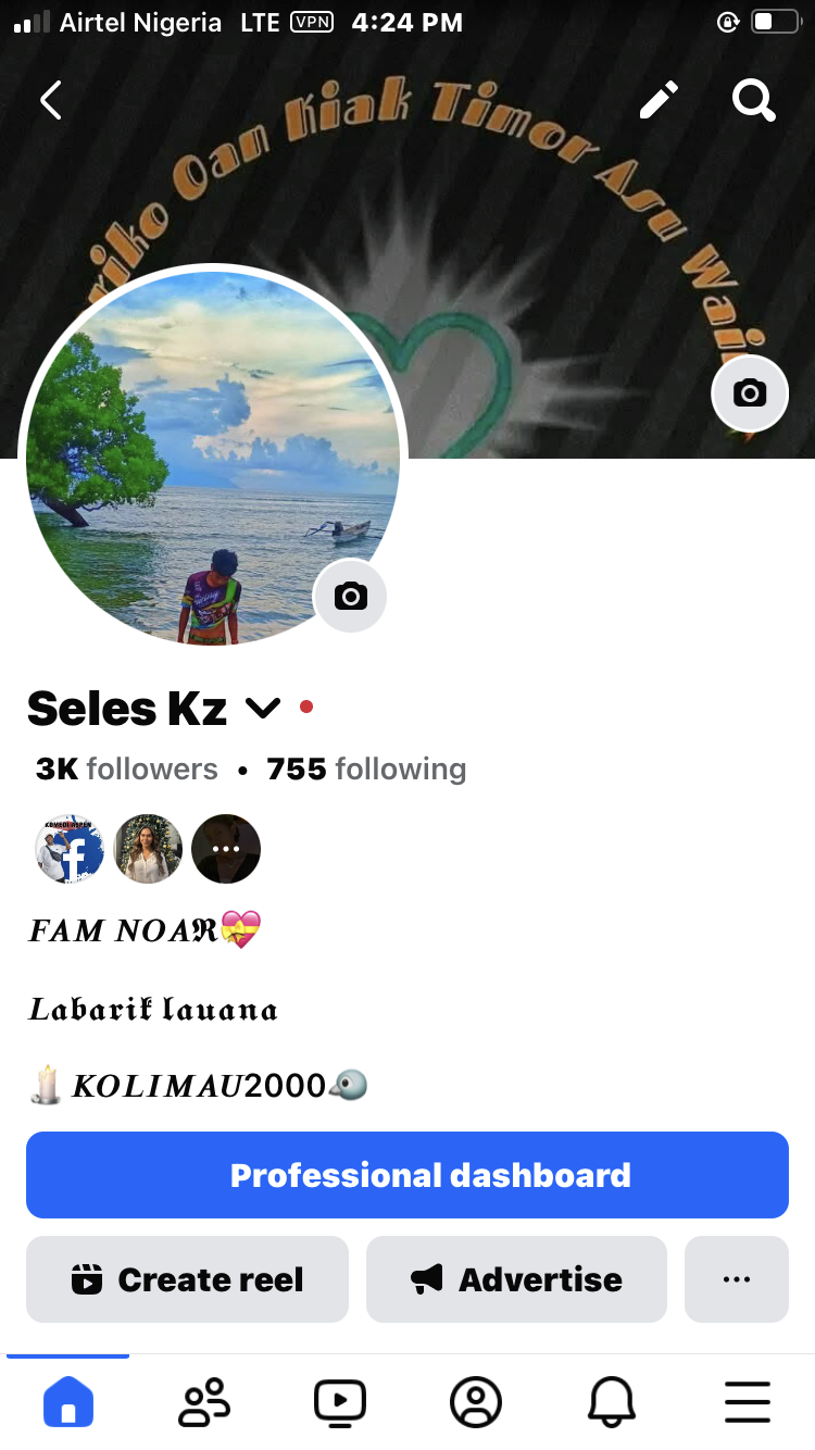 Facebook with switch profile 