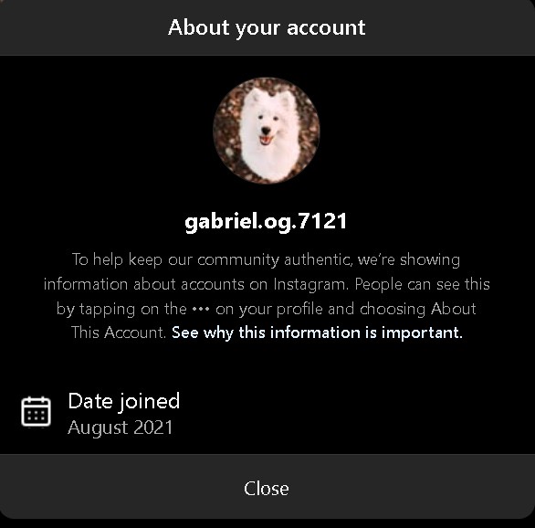 INSTAGRAM ACCT 