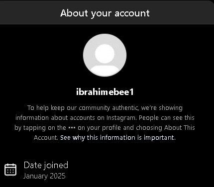 INSTAGRAM ACCT 