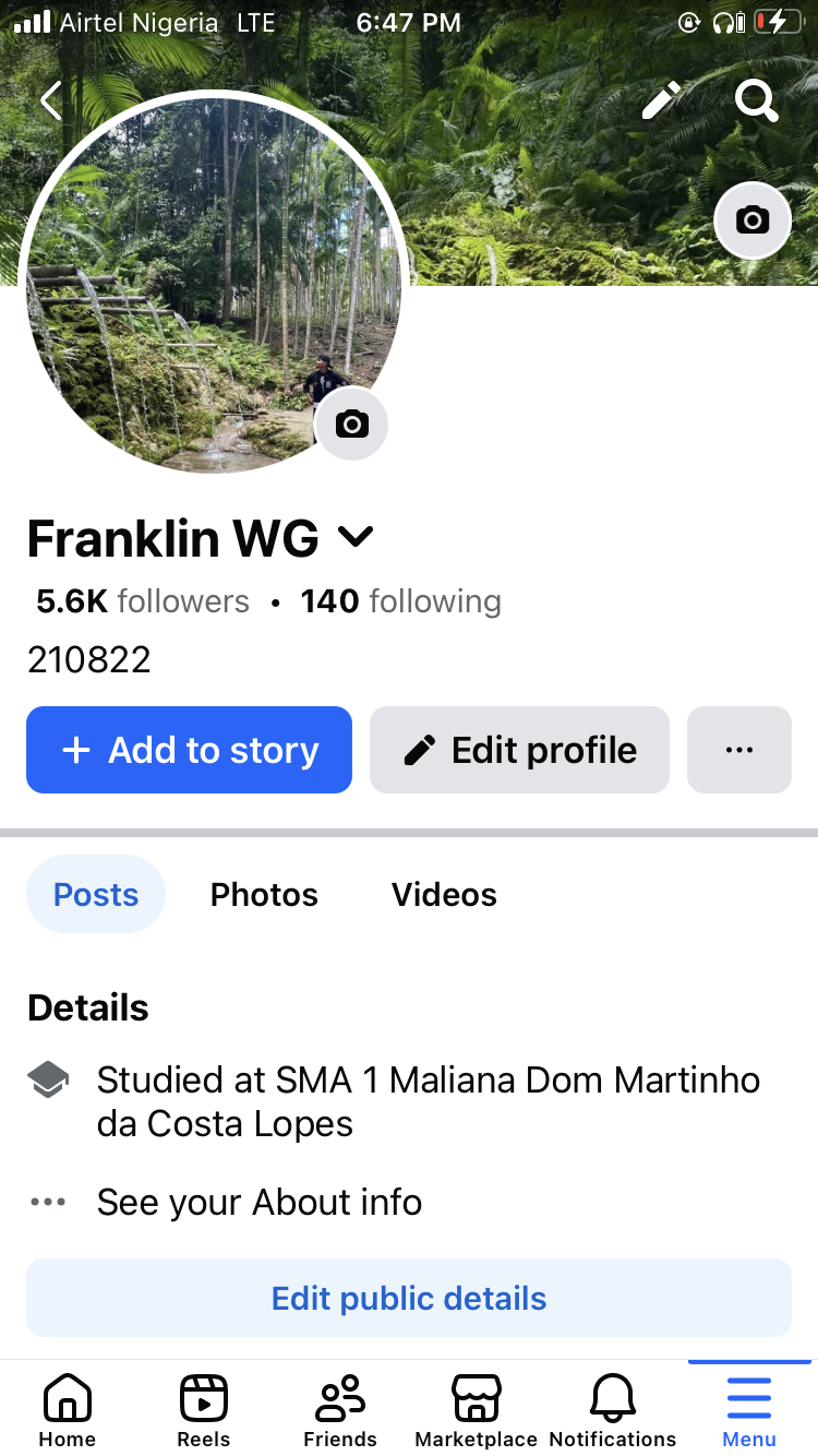 Facebook with switch profile 