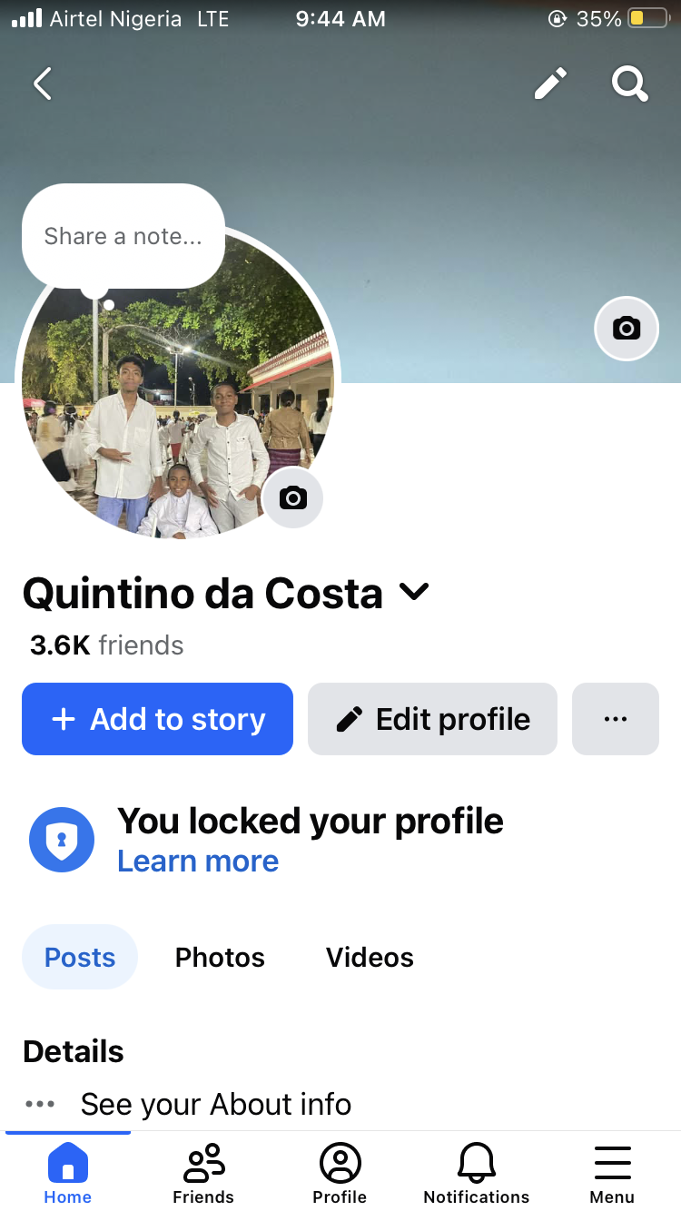 Facebook with switch profile 